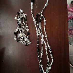 White House, Black market necklace, bracelet combo, one of my faves